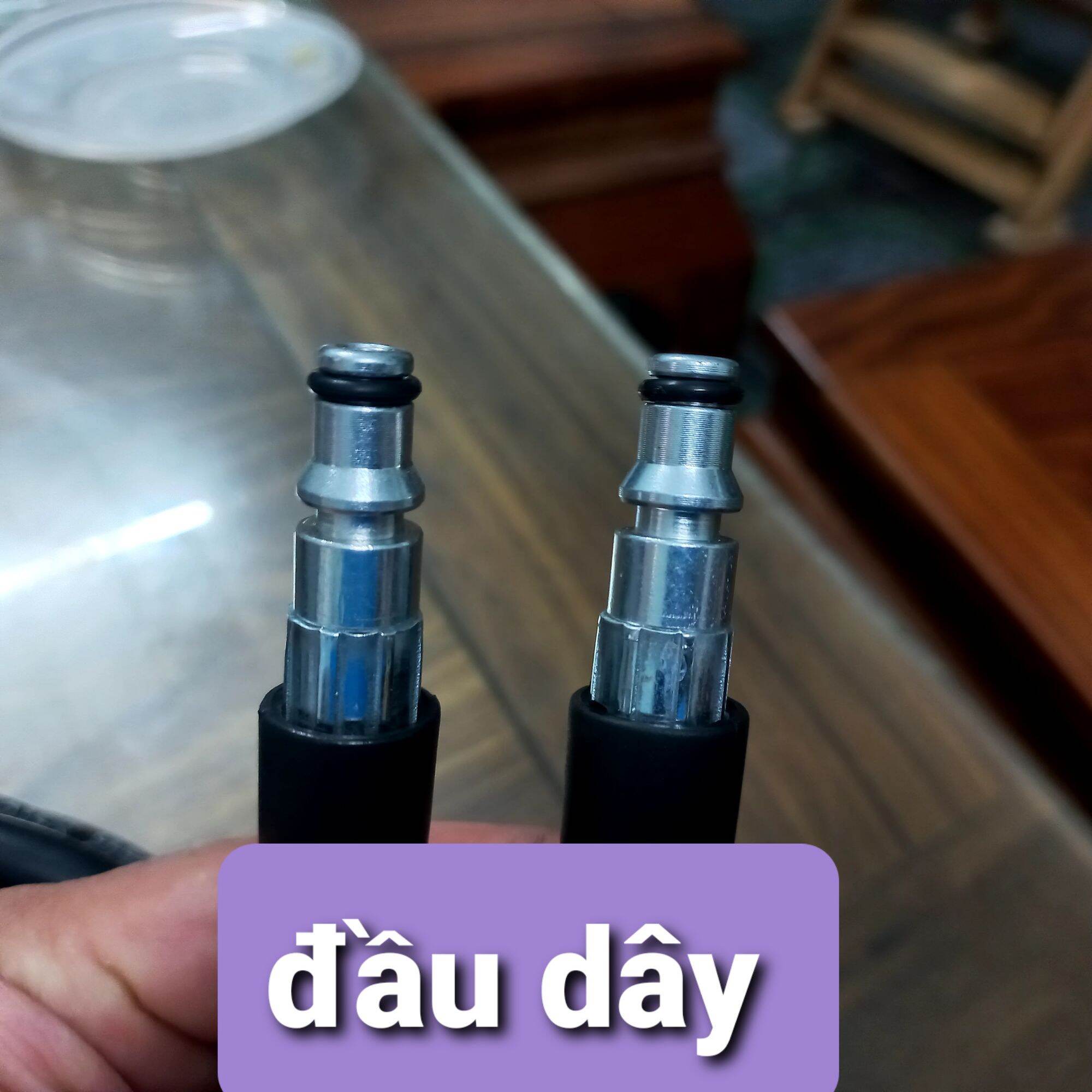 dây rửa xe cho máy lutian 2 đầu cắm nhanh (10m, 15m)