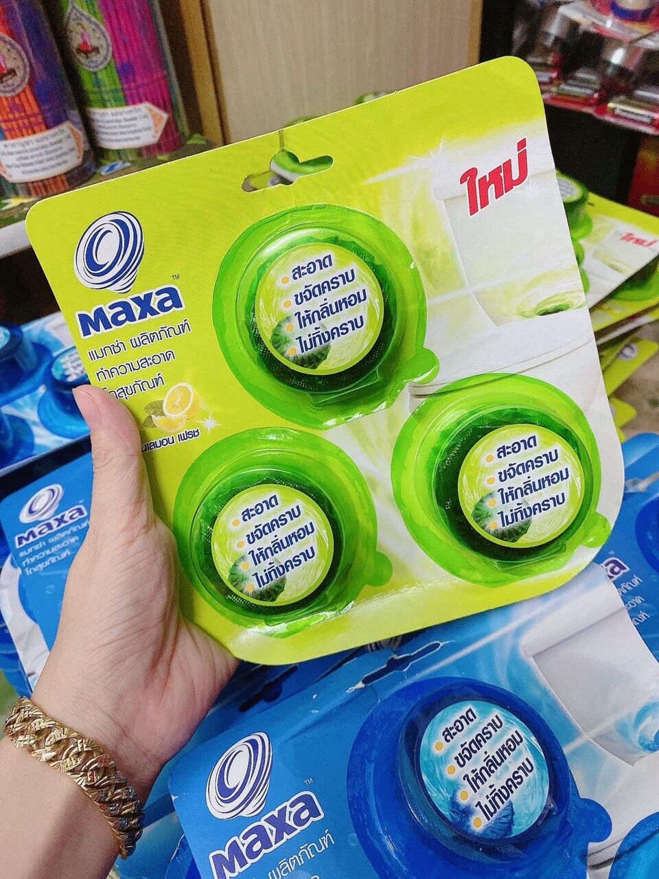 Viên thả bồn cầu Thái lan vỉ 3 viên