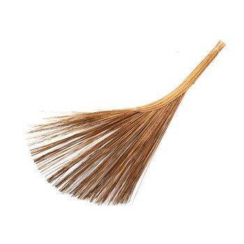Copper Root Broom for Sweeping the Yard - Scrubbing Broom - Bone Broom - Natural Coconut Material