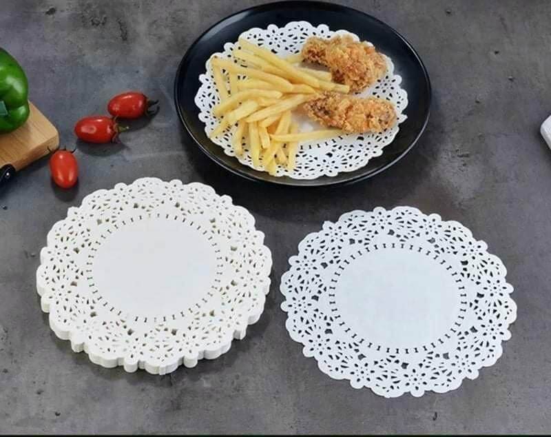 Giấy nến lót thấm dầu không dùng trong nồi chiên