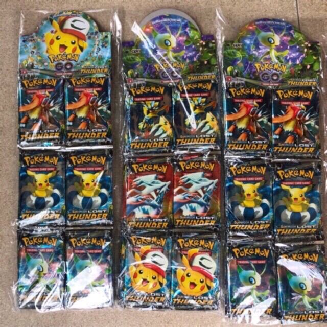 Thẻ bài pokemon (36 bộ mỗi bộ 8 lá)