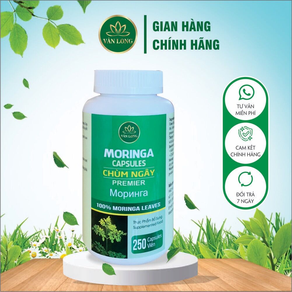 Viên nang chùm ngây vân long moringa capsule - vl19