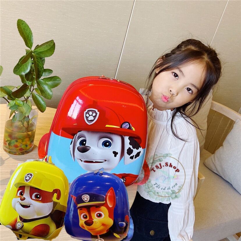 Balo cho bé đi học hoạ tiết hoạt hình chú chó cứu hộ Paw Patrol