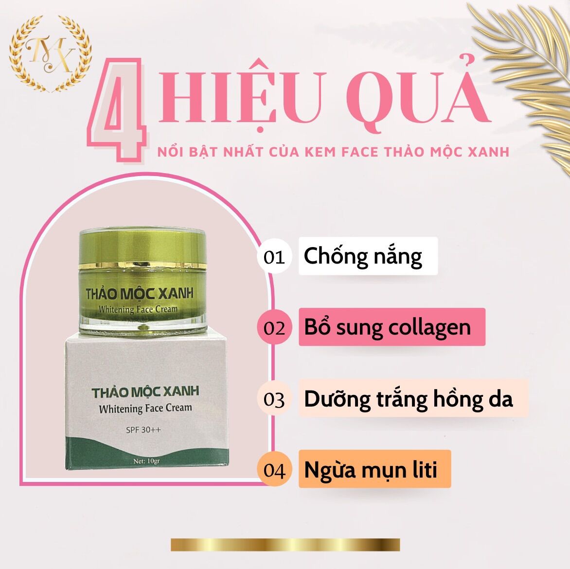 Combo Dưỡng Da Thảo Mộc Xanh (1 SRM + 1 Kem Face)
