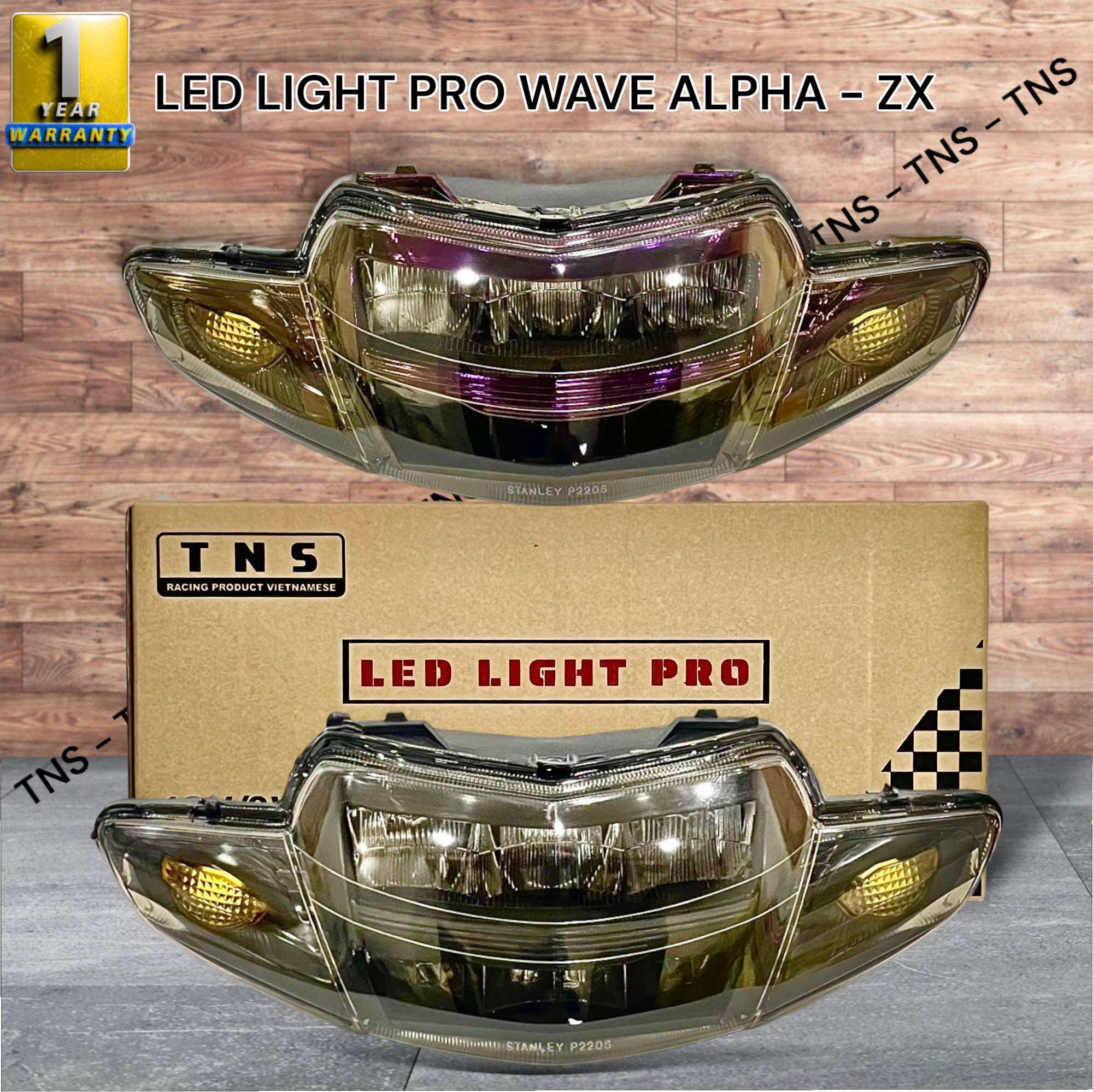 Pha choá đèn led 2 tầng PRO Wave Alpha Wave Zx nhỏ 2 bóng