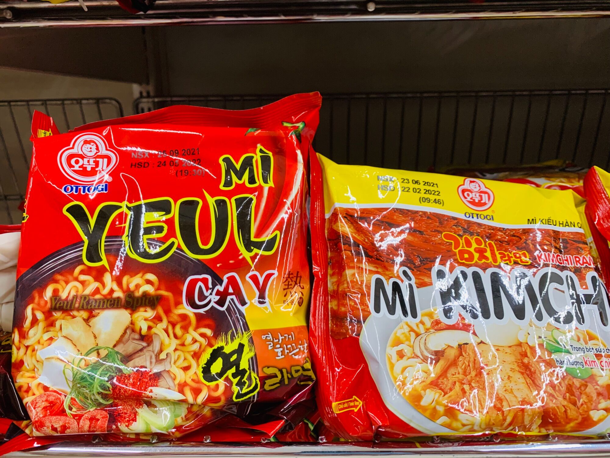 Mì kim chi/ mì Yeul cay Ottogi