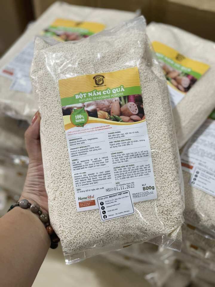 [800gr]  Hạt nêm nấm rau củ Thuần Việt