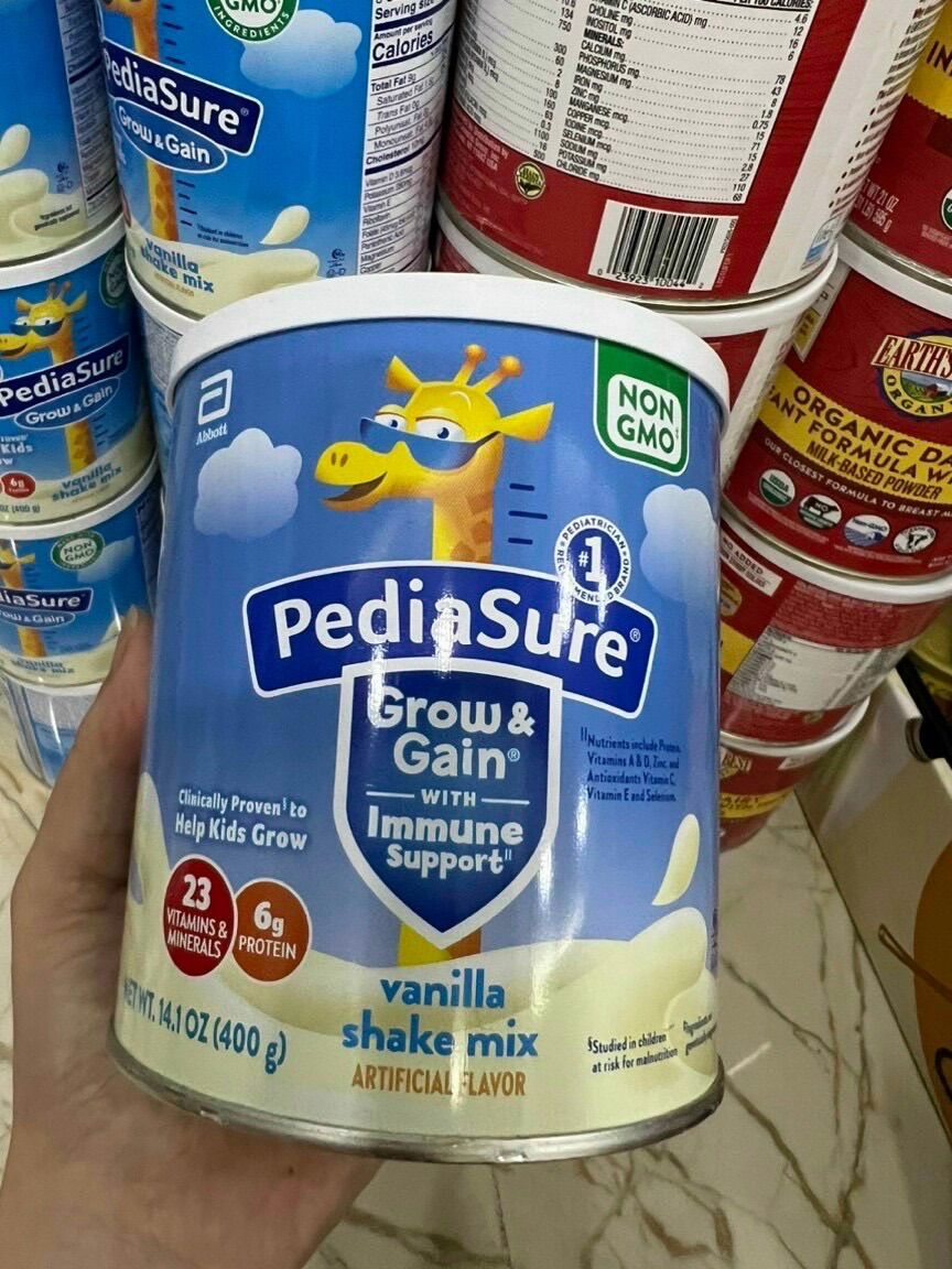 Sữa pediasure mỹ grow and gain 400g