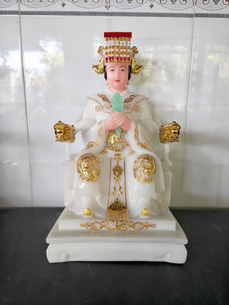 Tượng Thiên Hậu Thánh Mẫu cao 30cm