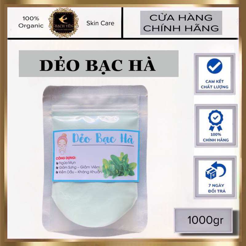 Bột mặt nạ dẻo bạc hà túi 1kg - hàng cao cấp cho spa