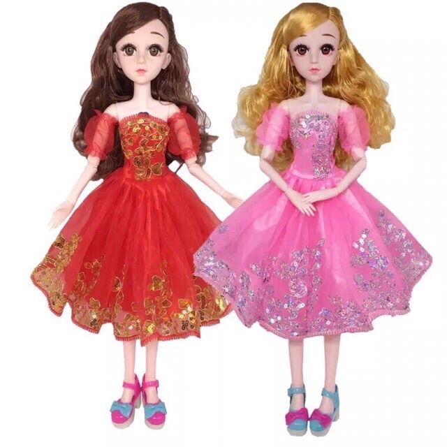 Đầm búp bê 60cm đỏ