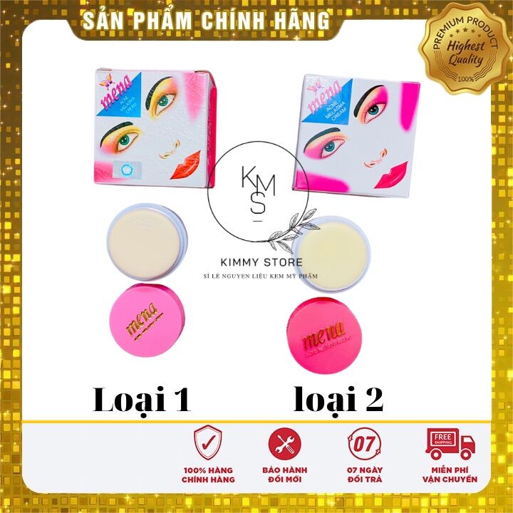Lẻ hộp kem dưỡng trắng da Mena thái chuẩn