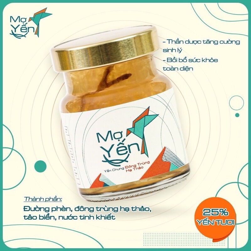 COMBO 10 HỦ YẾN CHƯNG SẴN MIX VỊ