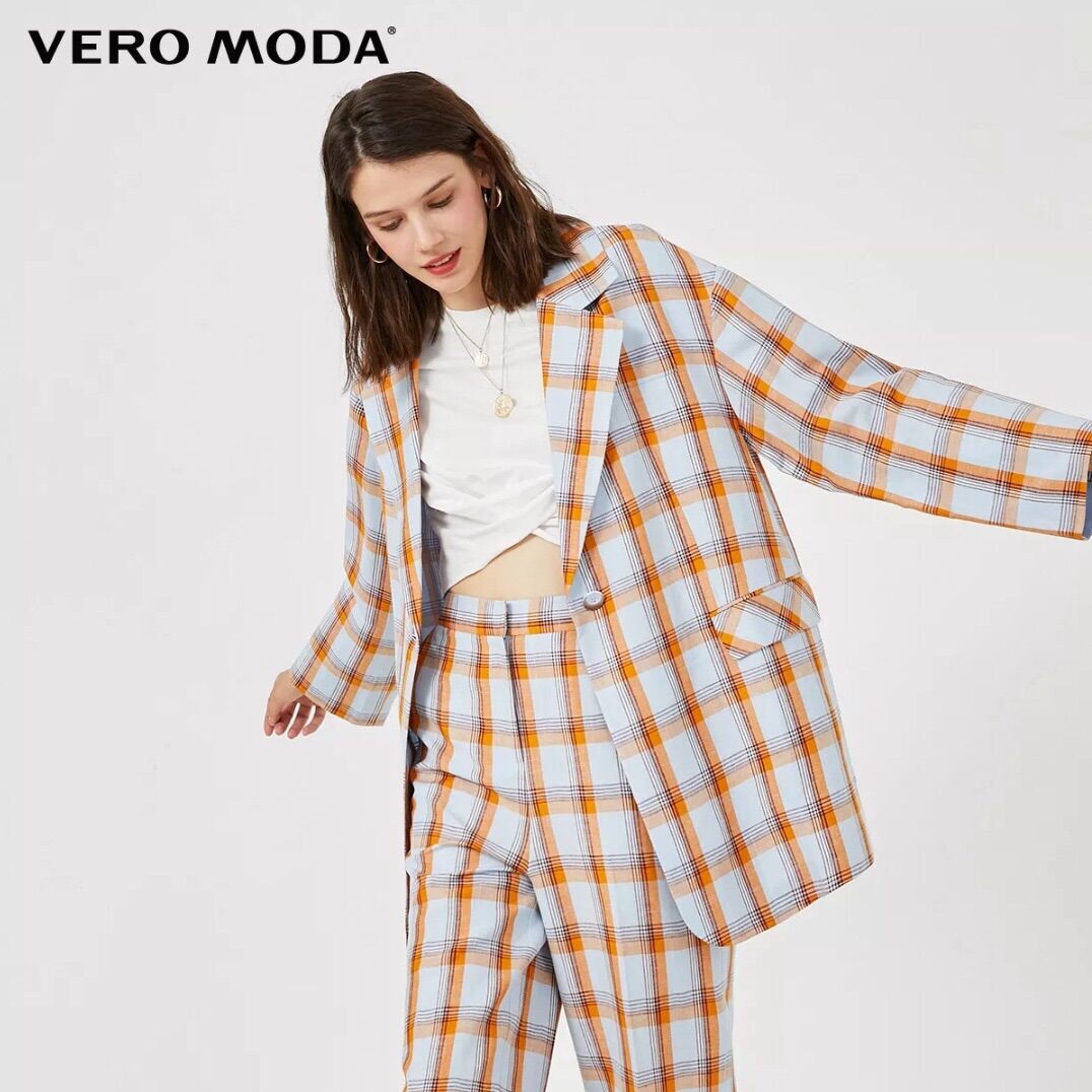Áo blazer kẻ Vero moda