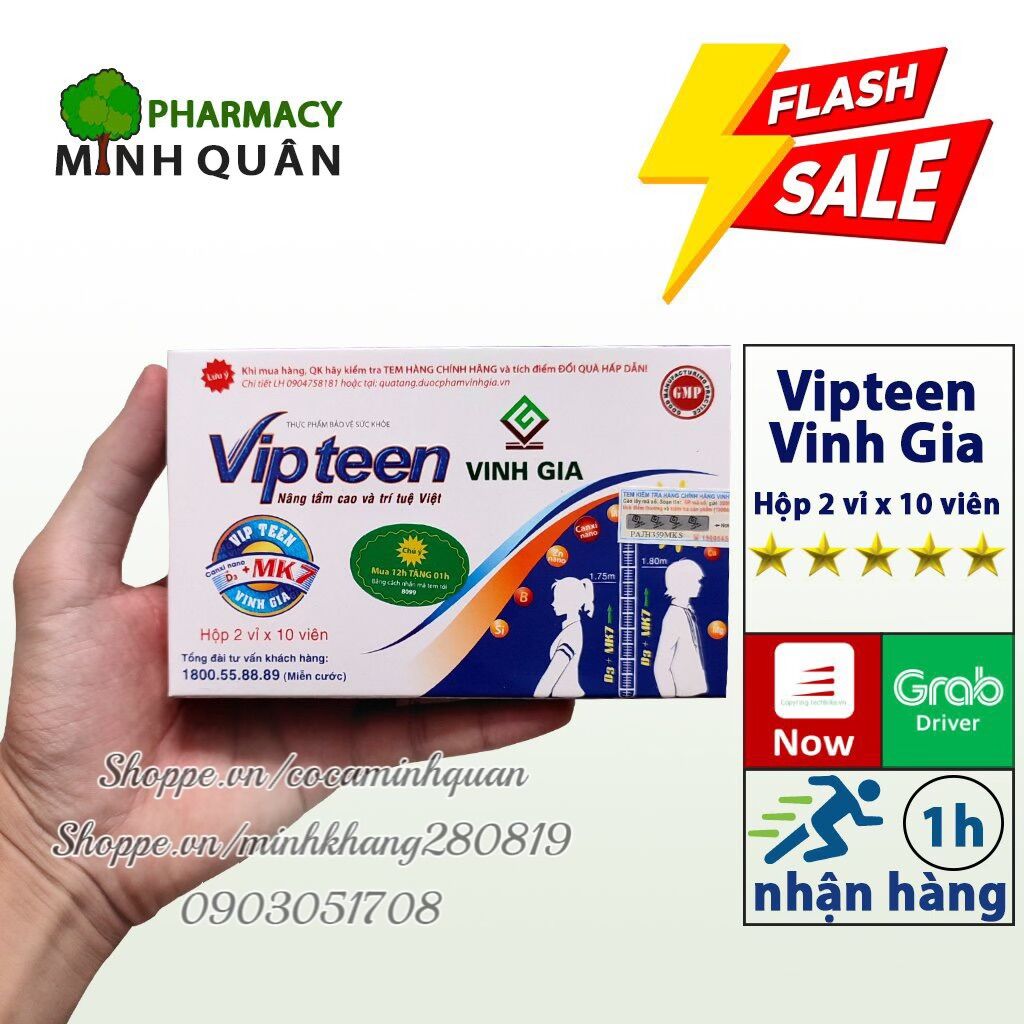 Sản phẩm hỗ trợ tăng chiều cao vipteen