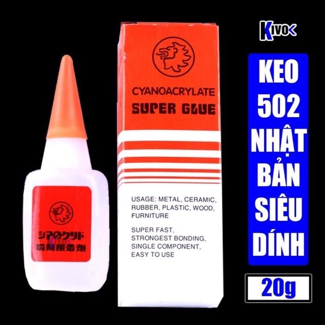 Keo 502 nhật bản siêu dính 20g