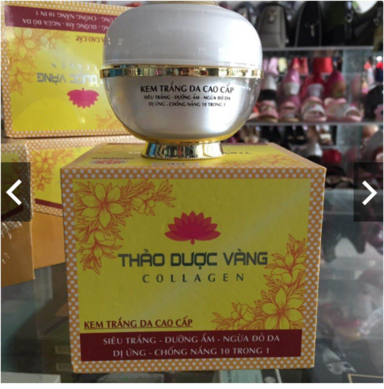 2 hũ kem thảo dược vàng trắng da cao cấp 30g
