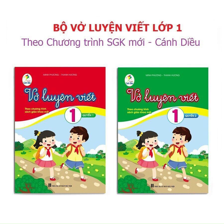 Combo 2 quyển vở luyện viết lớp 1