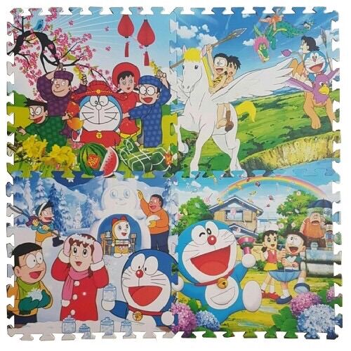 [HCM] Bộ 4 Miếng Thảm Xốp Lót Sàn Hình Cá Nemo ( kích thước 1 miếng 60cm x 60cm)
