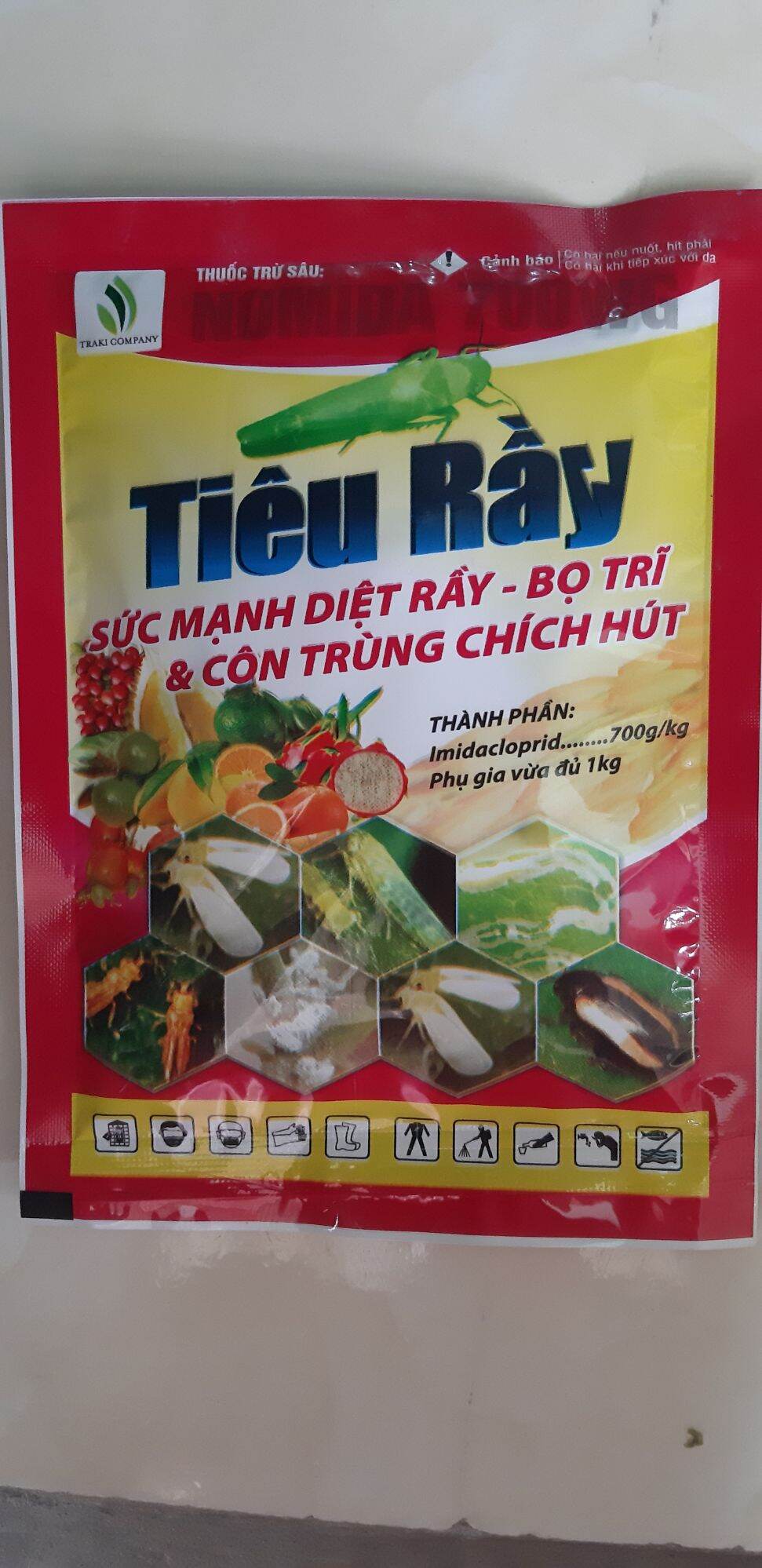 TIÊU RẦY gói 50gr pha 200lít tiêu diệt các loại rầy côn trùng chích hút