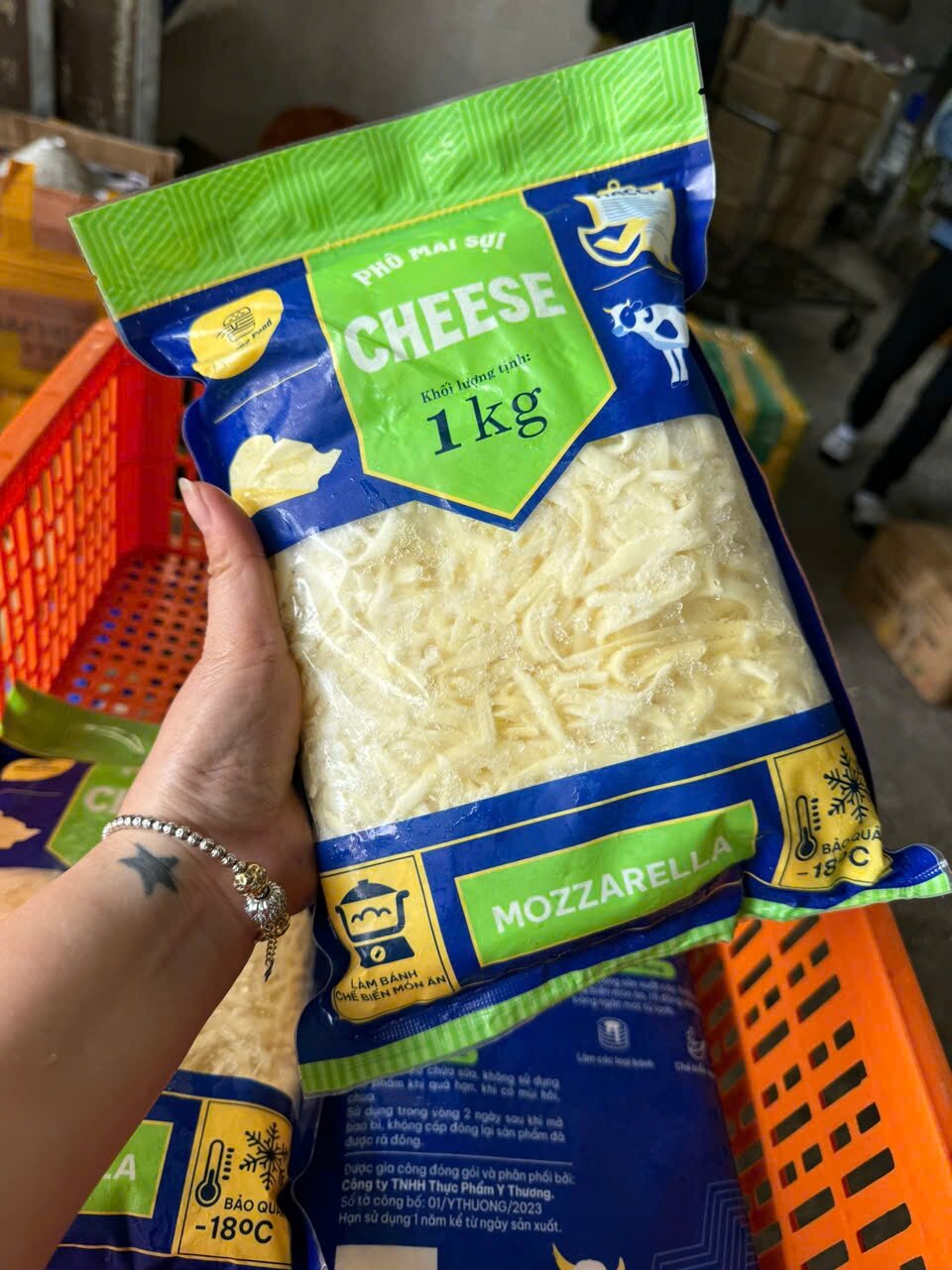 Phô mai kéo sợi/Phô mai Mozarella, có bịch nhỏ