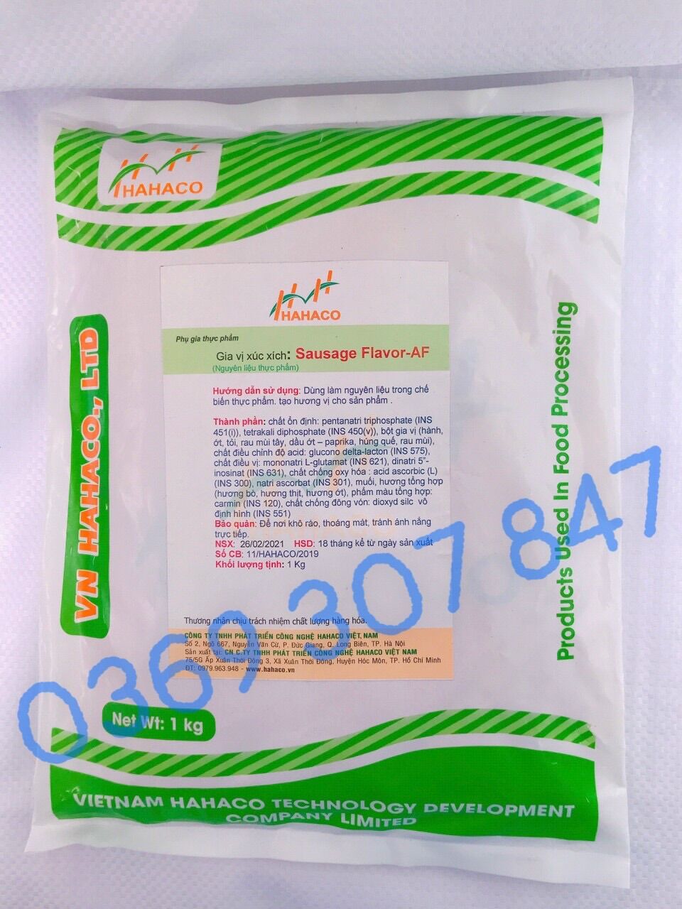 [HCM]100gr gia vị xúc xích Đức
