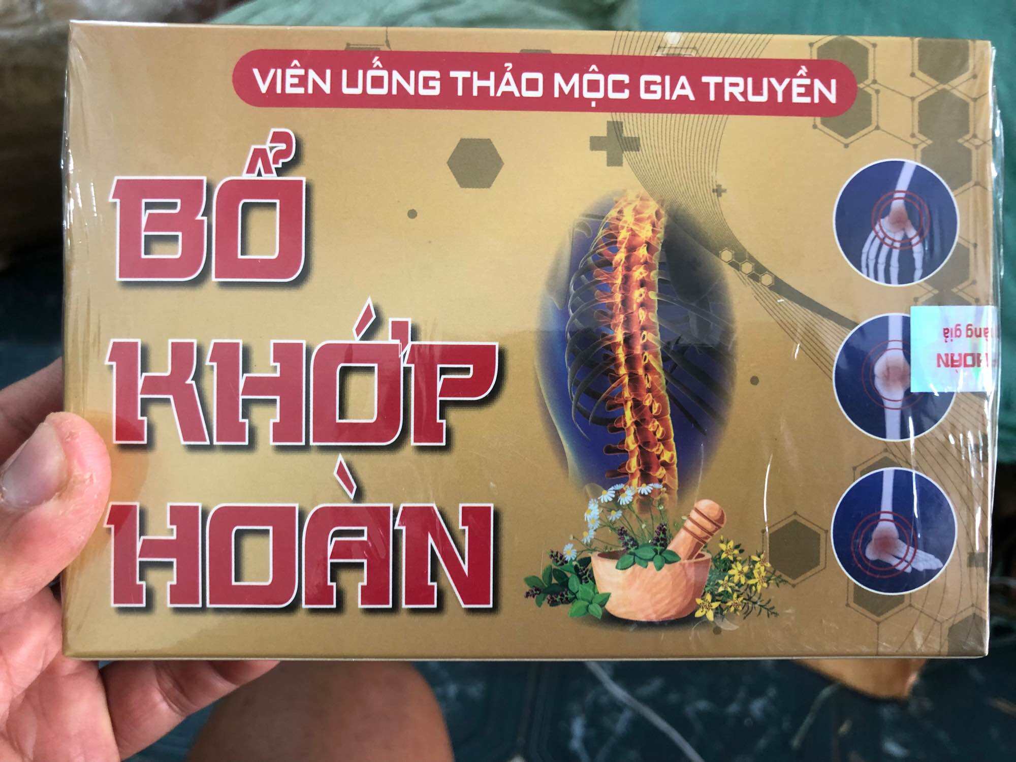 BỔ KHỚP HOÀN HỖ TRỢ XƯƠNG KHỚP VÀ GOUT CHÍNH HÃNG