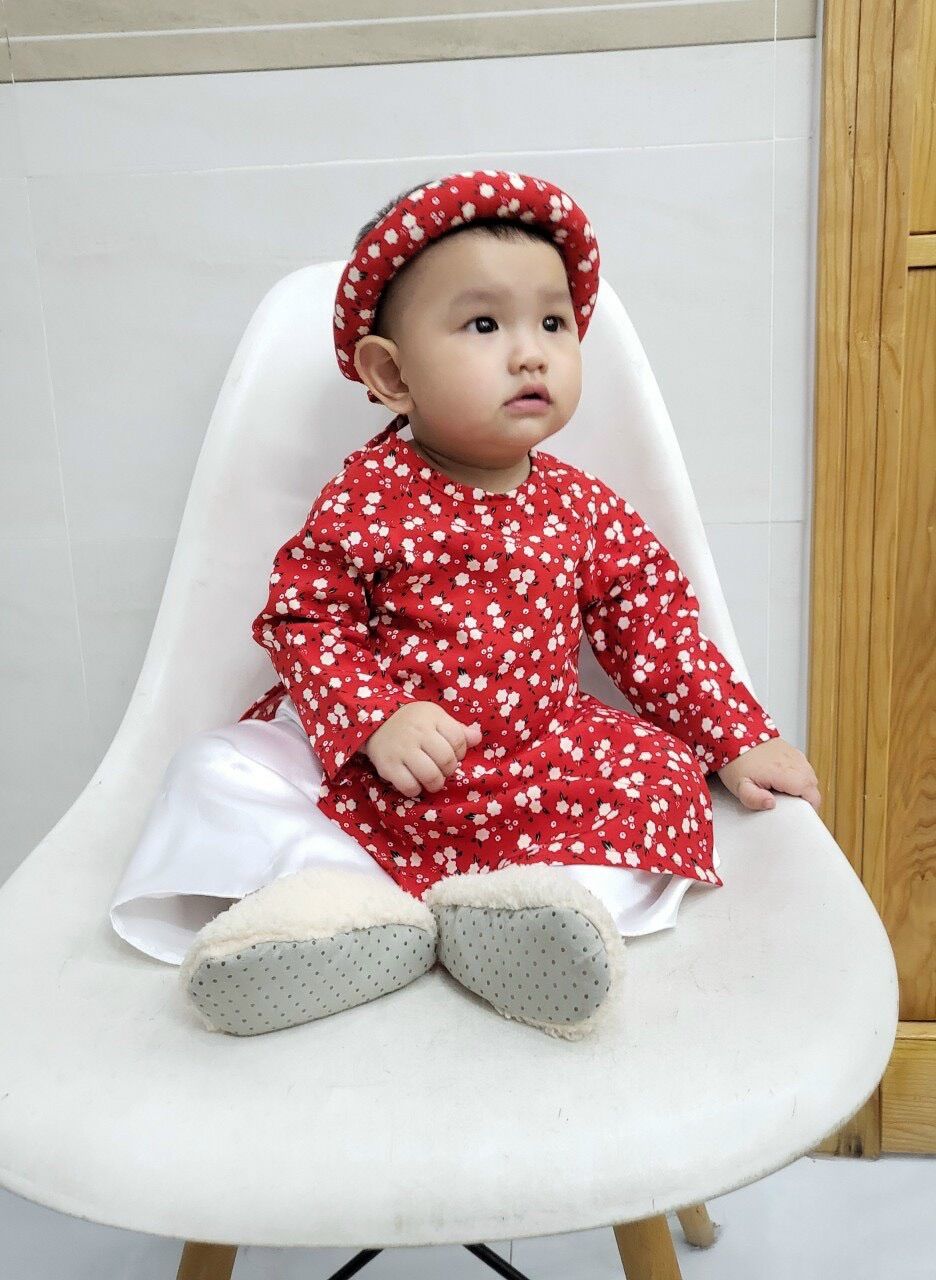 ÁO DÀI CHO BÉ GÁI 3 MÀU (3-15kg)