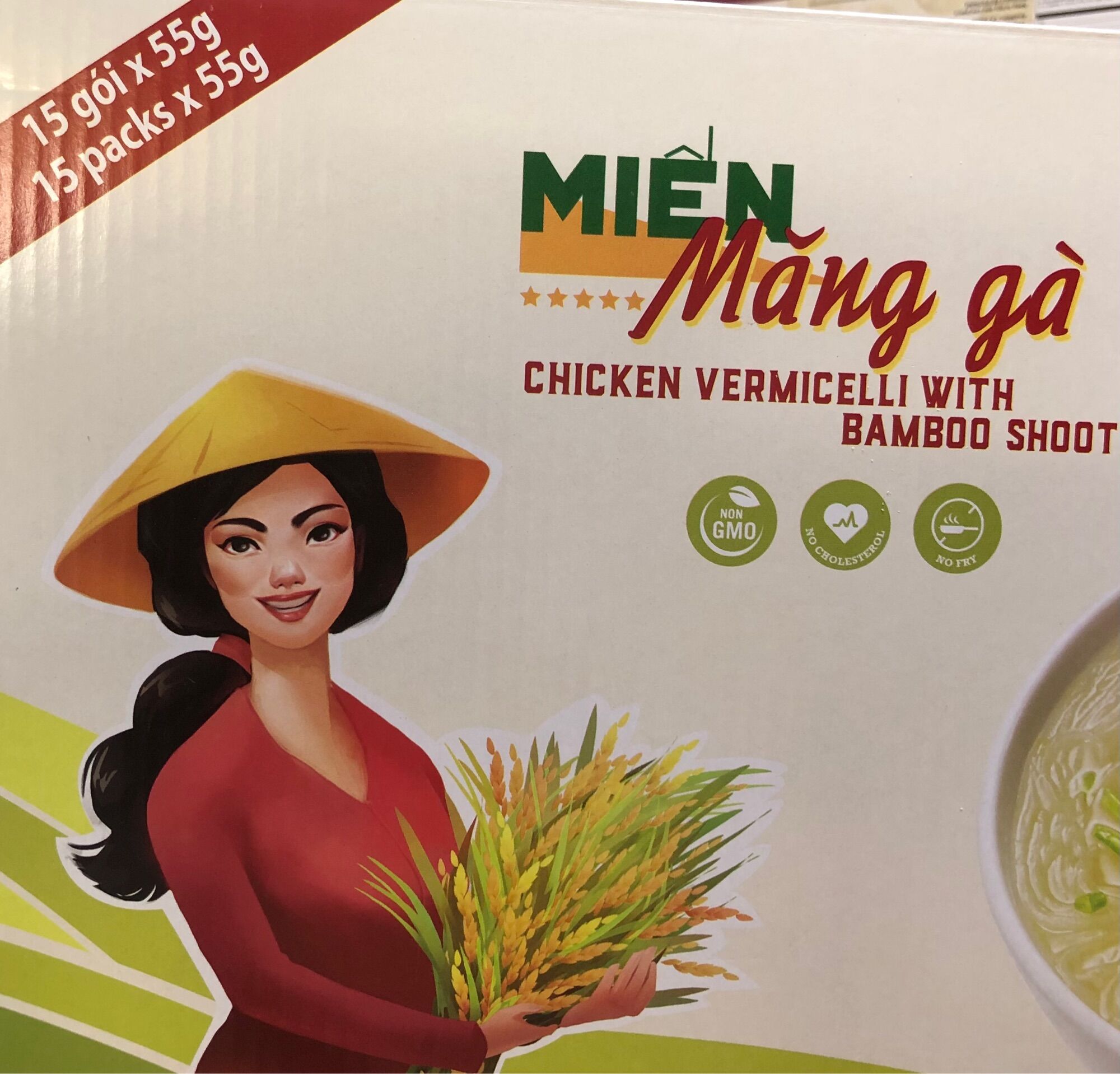 Miến măng gà gói (15 gói/ thùng) - Vermicelli
