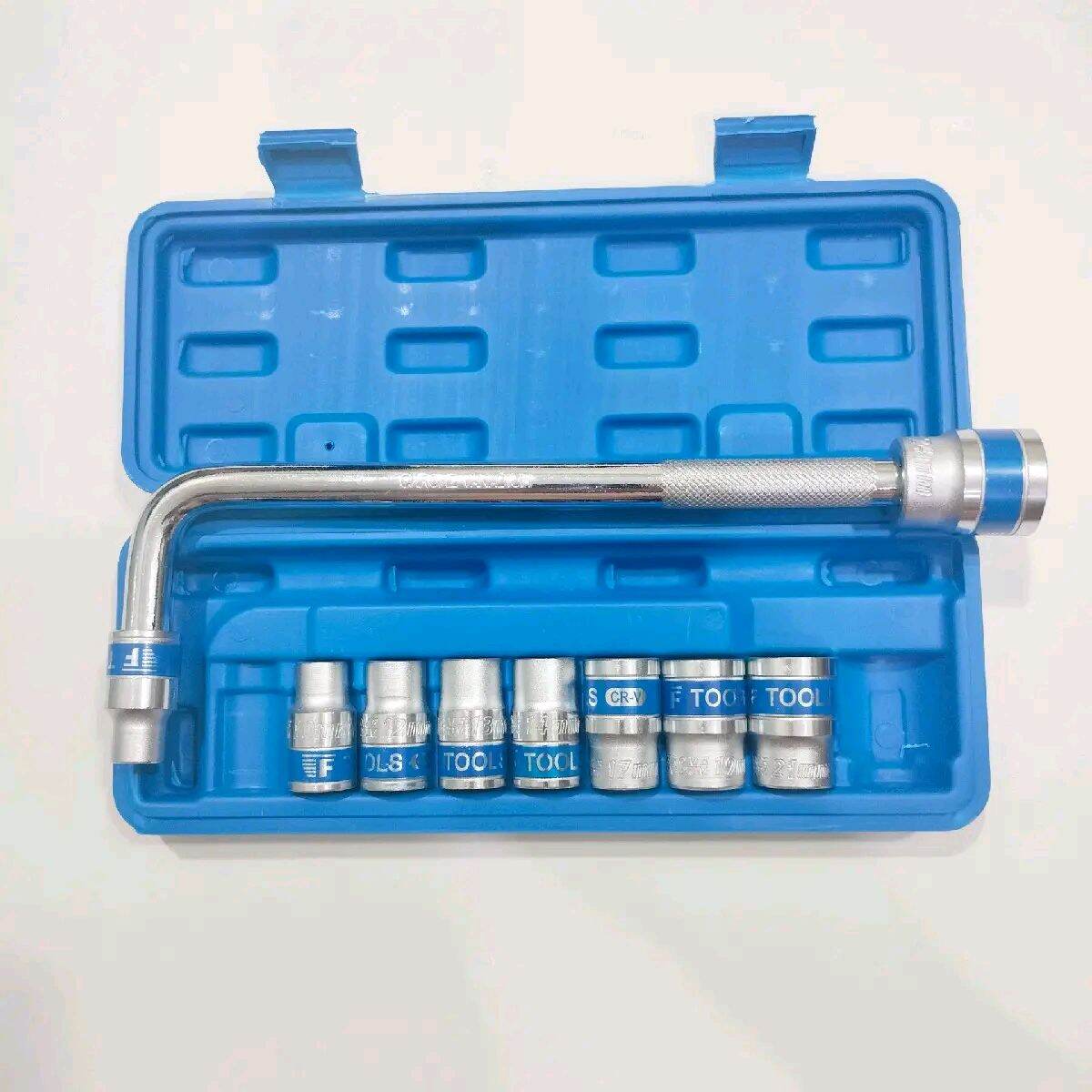 Bộ tuýp sửa xe 10 chi tiết từ 8-24mm, chất thép Crv