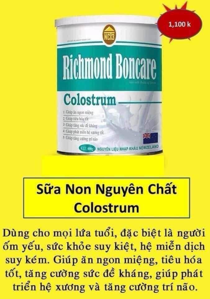 Sữa non nguyên chất colostrum