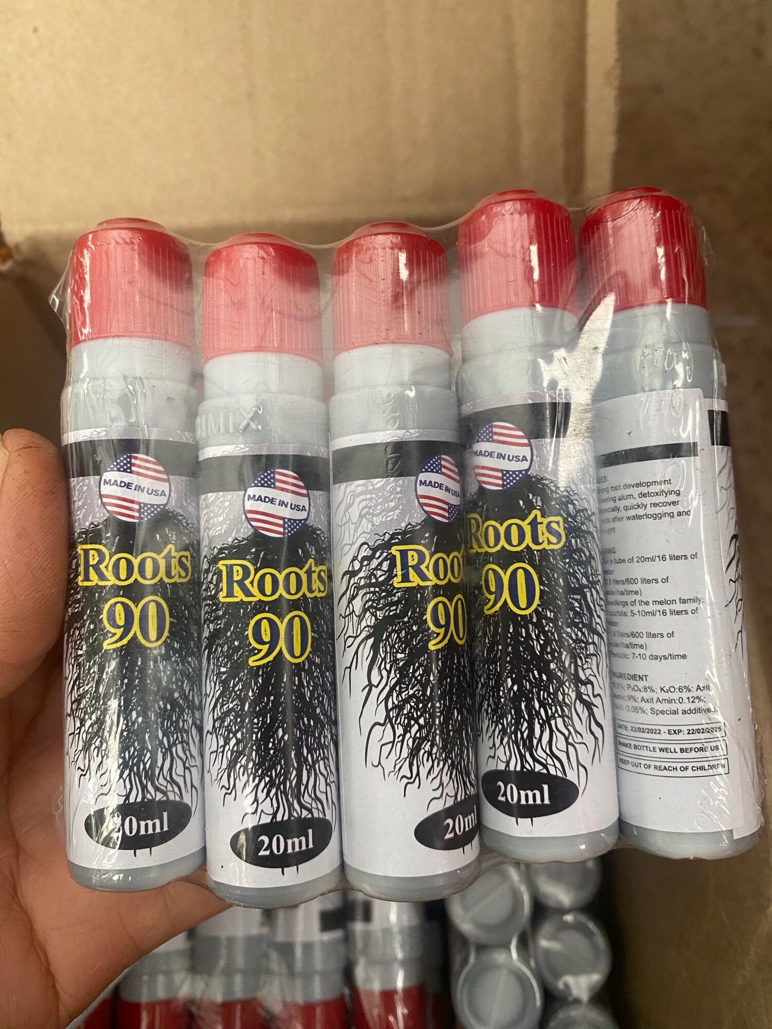 10 lọ siêu kích rễ roots 90, kích rễ cực mạnh của mỹ, lọ 20ml