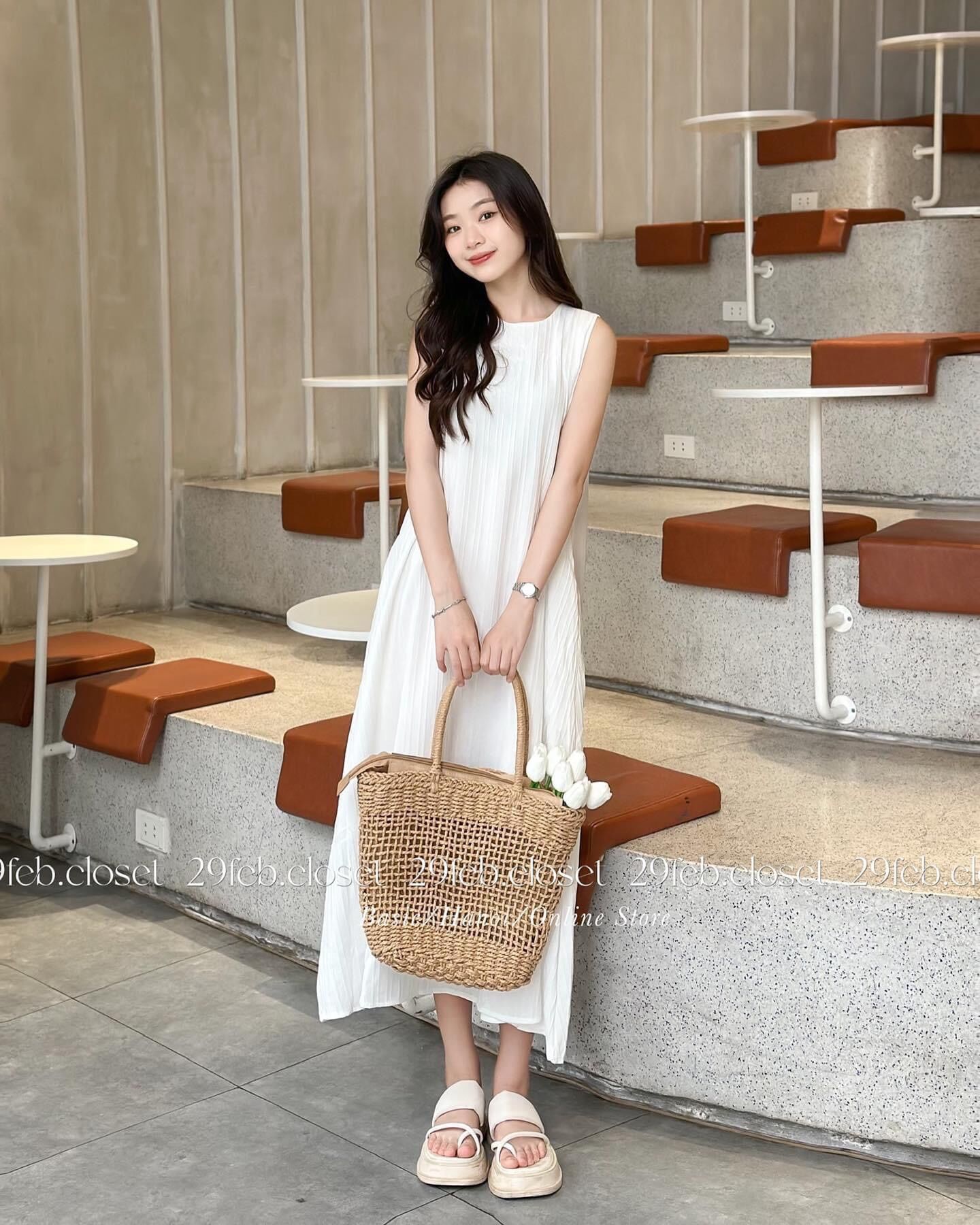 ĐẦM -VÁY MAXI BA LỖ