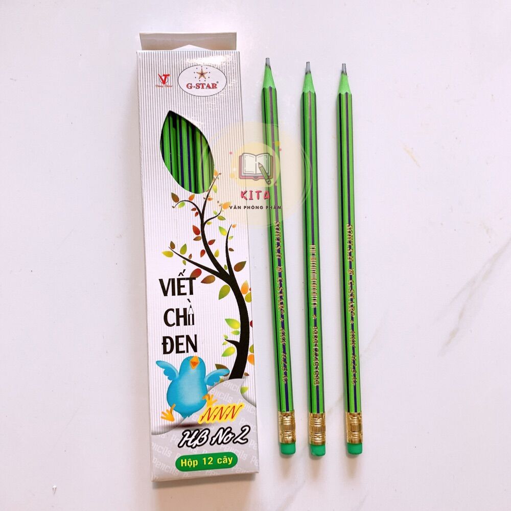 Hộp 12 cây bút chì hb nnn