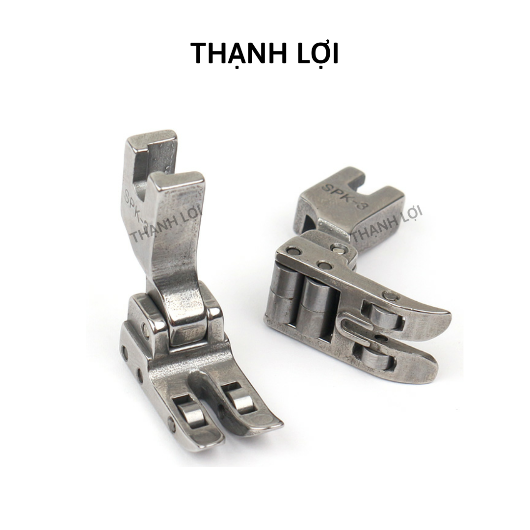 Chân vịt 6 bánh xe chống nhăn máy công nghiệp 1 kim - may vải da, simili
