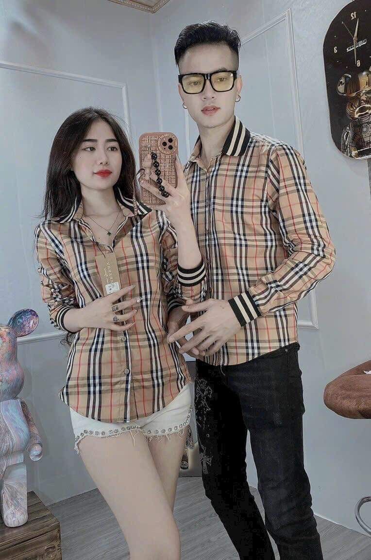 Sơ mi kẻ BBR cổ chun hot