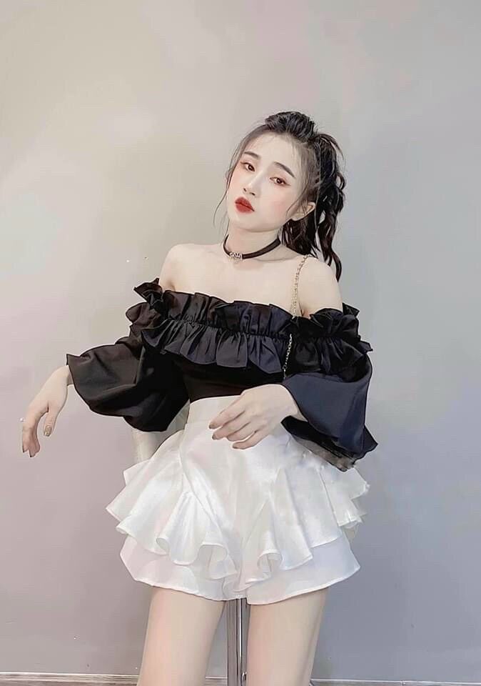 ÁO BẸT VAI BÈO TAY PHỒNG SIÊU XINH NHA FROM 50 KG TRỞ LẠI