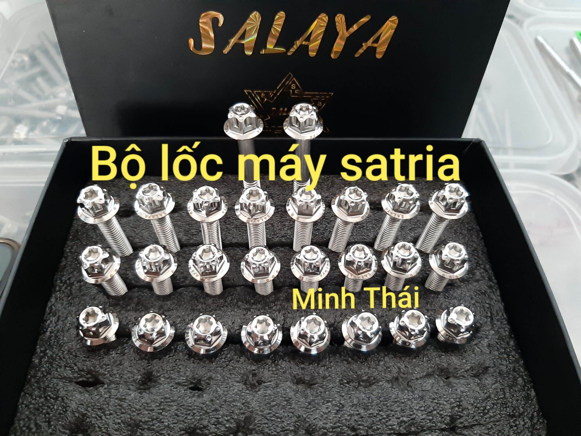 ốc áo và lốc combo satria raider fi salaya
