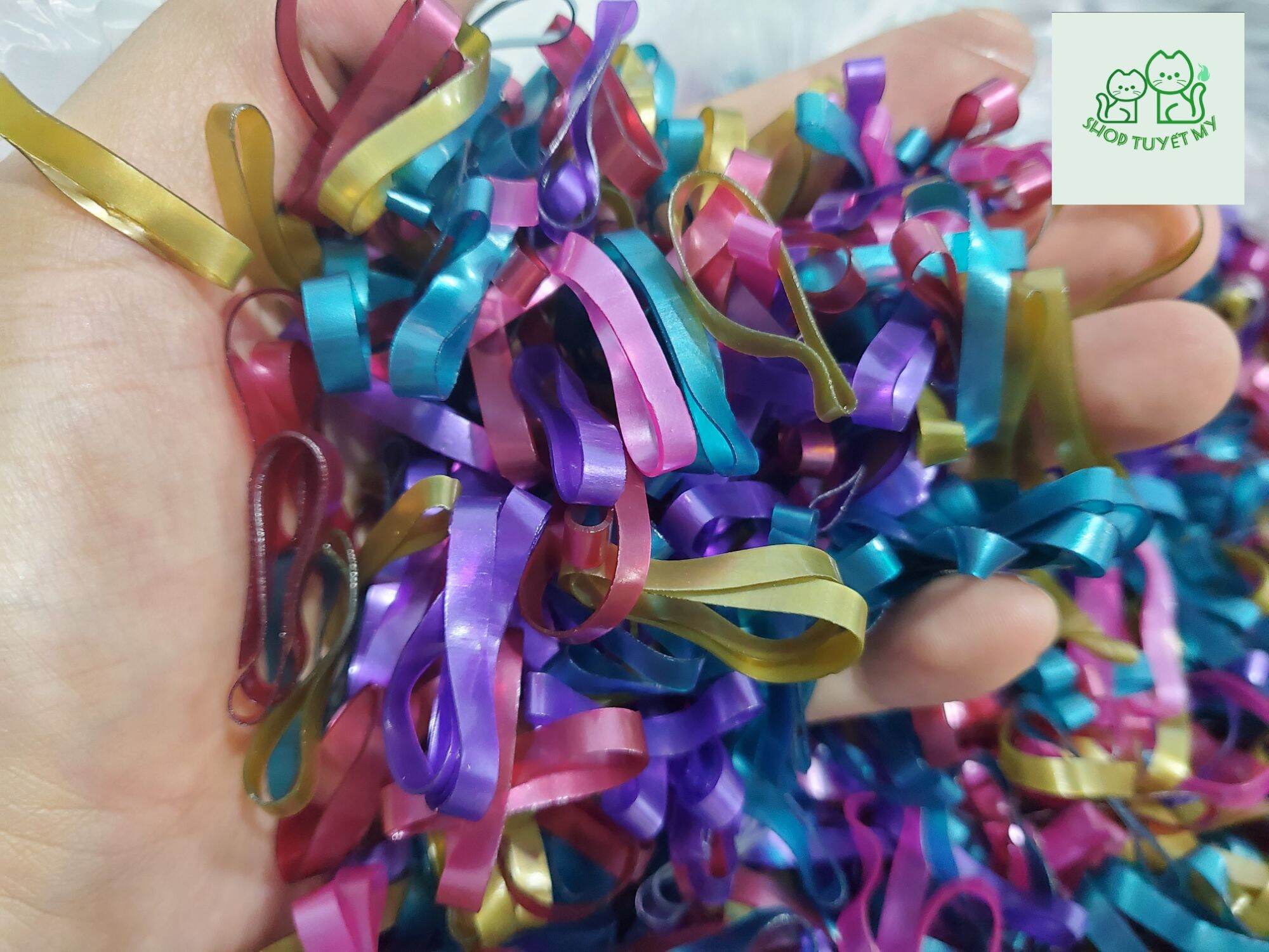 [HCM]100GR THUN CỘT TÓC 5 TÔNG MÀU KIM LOẠI