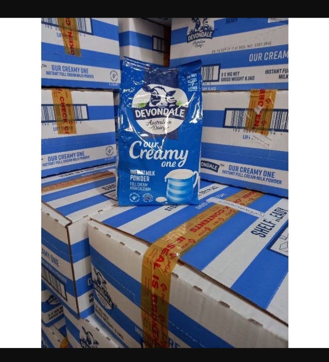 Sữa devondale nguyên kem 1kg full cream hàng úc