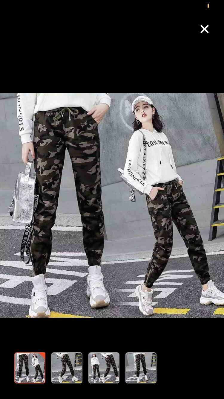[HCM]Quần lính kaki nam và nữ(size 50-75kg)