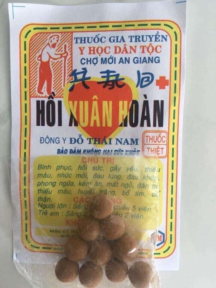 Hồi xuân hoàn đỗ thái nam 100gói