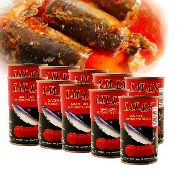 Cá Nục Sốt Cà Lilly 10 Hộp 155g date 2024