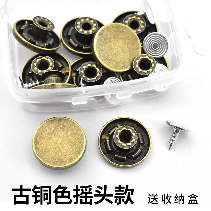 Khuy cài quần bò khuy bấm kim loại khuy bấm khuy bấm áo khoác bò khuy cài quần áo dễ phối cúc bấm hình tròn