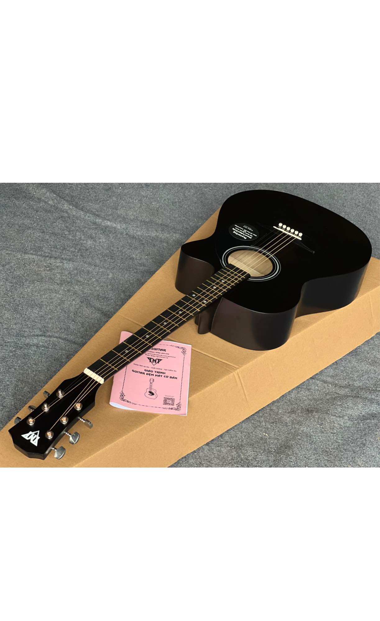 Guitar aucoutisc T100 CHÍNH HÃNG - gỗ nhập khẩu cao cấp tặng kèm phụ kiện size 40 dài 102cm rộng 40cm - 4