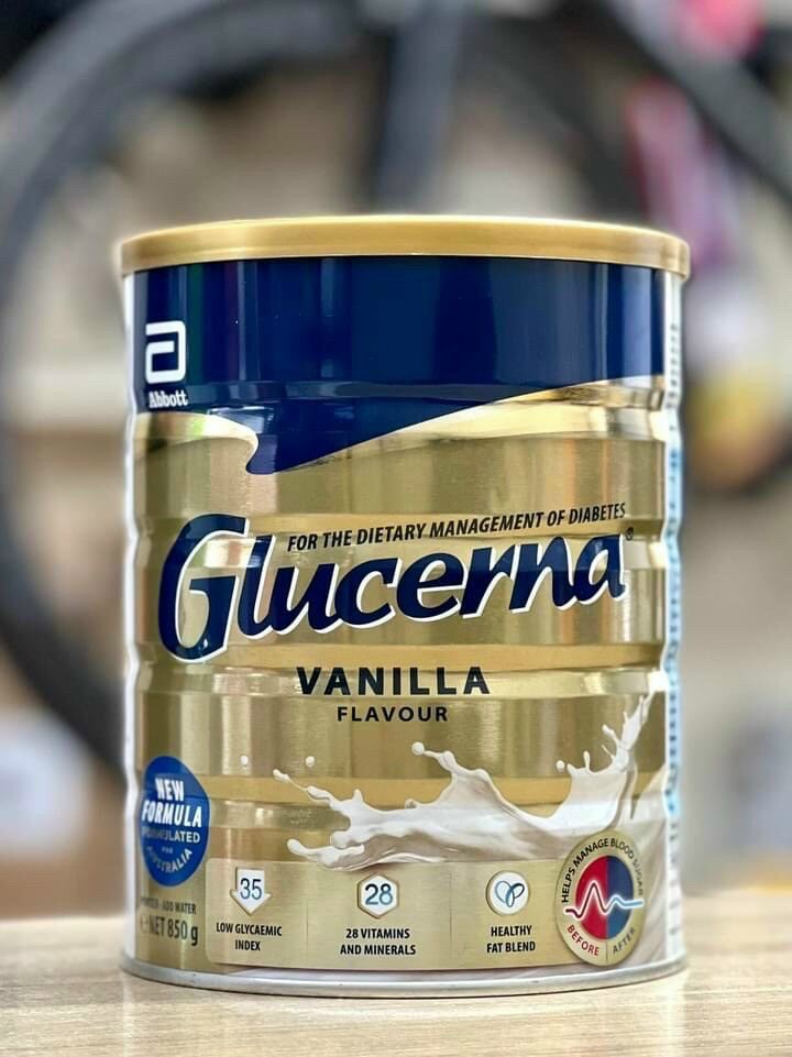 Sữa Glucerna Úc Dành Cho Người Tiểu Đường 850G Abbott