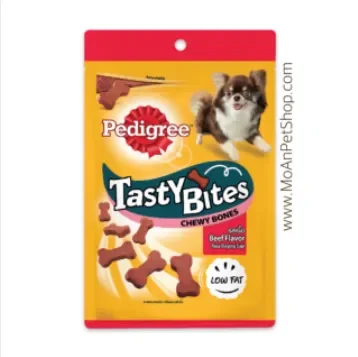 Bánh Pedigree Tasty Bites Chewy Bones Beef 60g