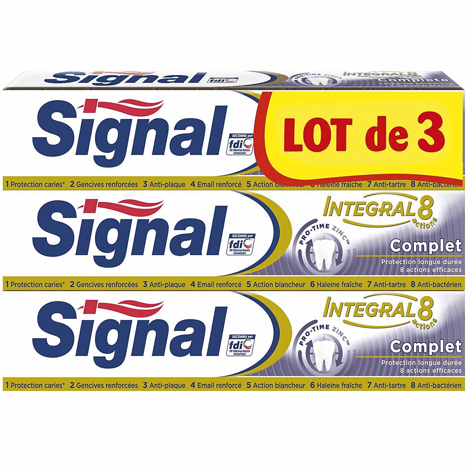 Kem đánh răng SIGNAL Integral 8 complet-75ml  hàng Pháp