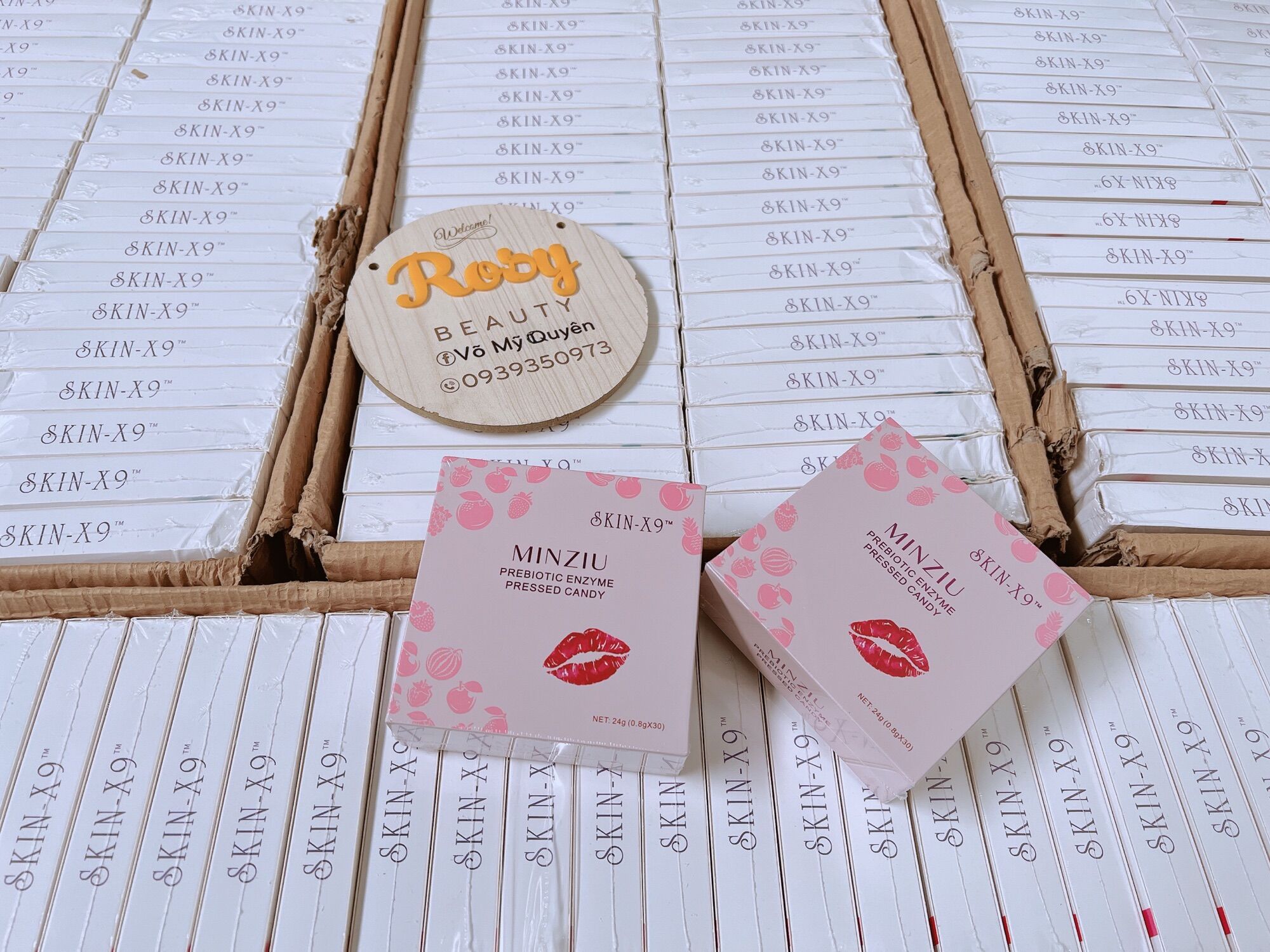 KẸO NGẬM THẢI MỠ SKIN X9 TRANG NEMO