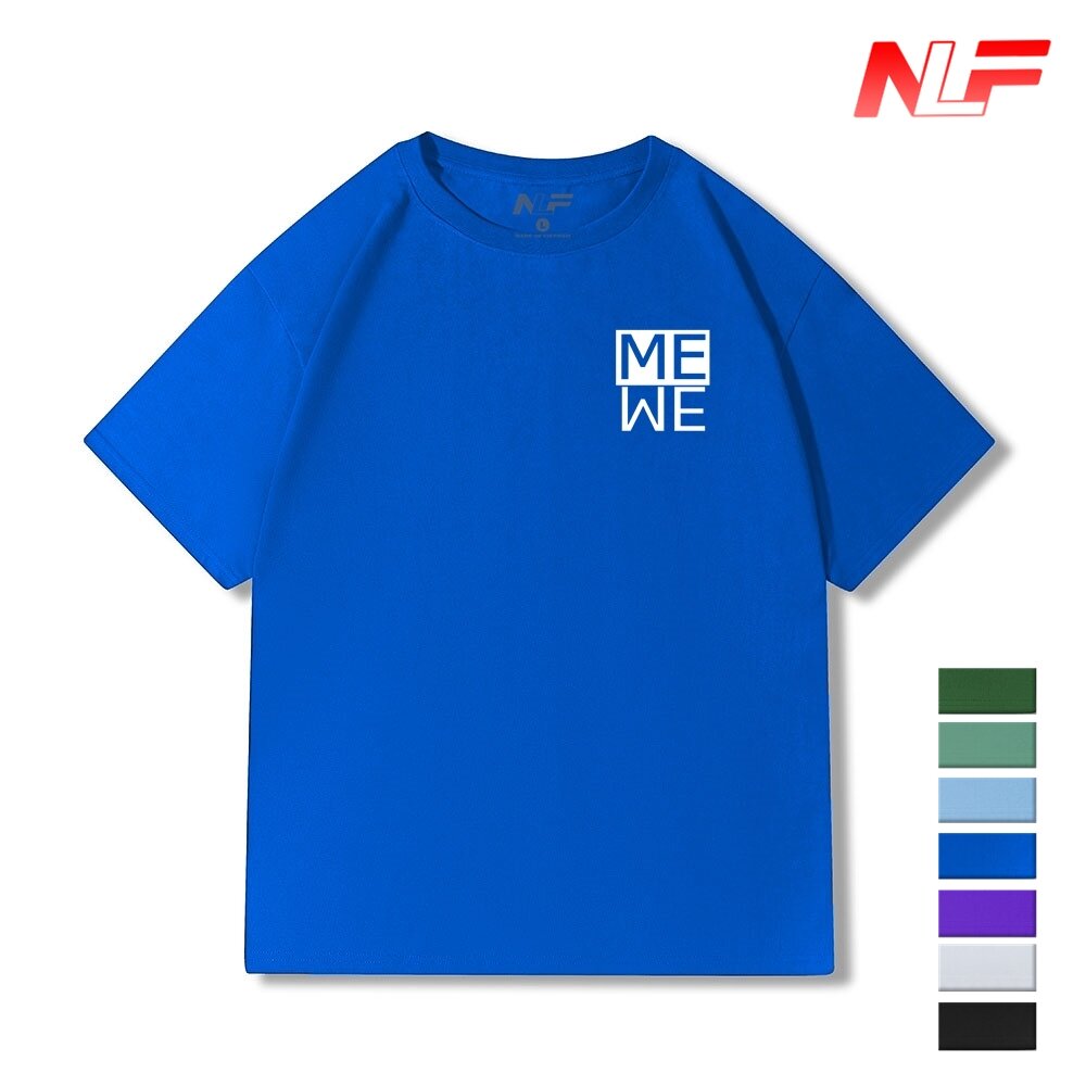 Áo Thun Form Rộng Tay Ngắn Logo ME NADC-005 - Áo Thun Nam Nữ - Dễ Phối Trang Phục